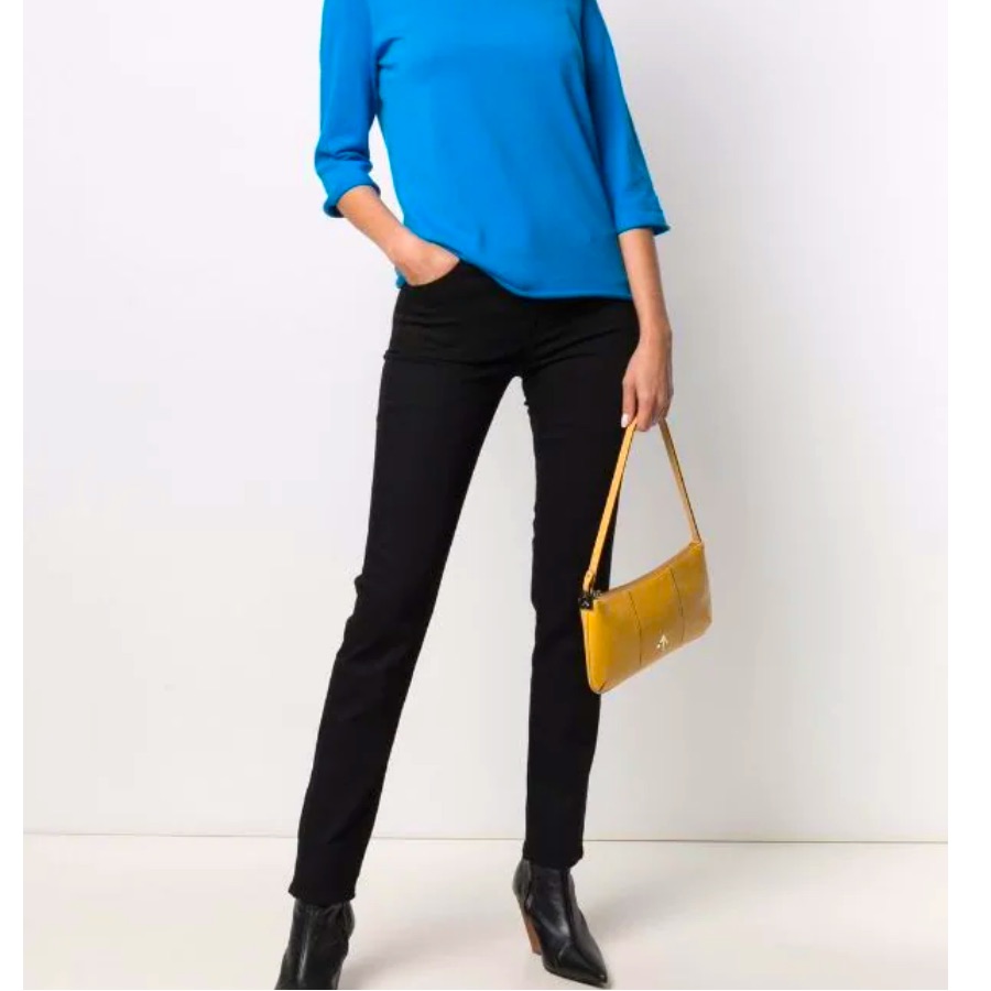 Black Denim J Brand Straight Leg Jeans